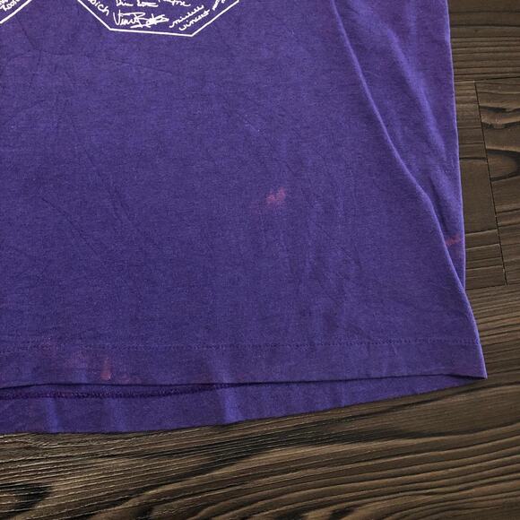 Vintage Purple Mahomet-Seymour Class Of 1990 Graphic Tee - Picture 3 of 6